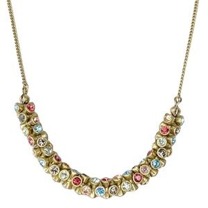 FOSSIL BRAND Berry Bling Rhinestone Bead Necklace, Eye Catching!